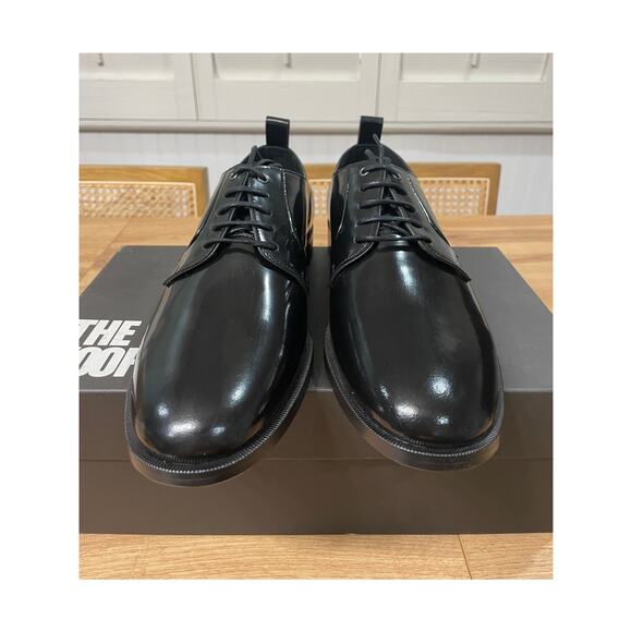 The Kooples Men's Black Patent Leather Derbies Dress Shoes Size 8 US 42 EU NIB - Picture 6 of 13